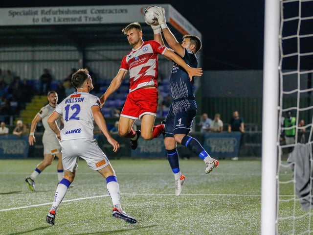 Action from Eastbourne Borough's 2-1 National South win at Havant