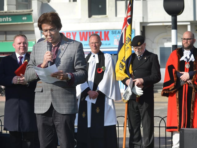 National Covid Day of Reflection in Bexhill on March 9 2025.