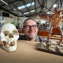 Burstow & Hewett will be holding an auction at The Granary Saleroom in Battle on March 15 2024: Science, Natural History and Curiosities (George West Collection, Taxidermy and Peculiarities).Ken Norris, manager Granary Saleroom, is pictured.