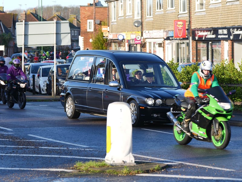 Motorbike convoy for Rustington's India Buchanan who died at the age of 17