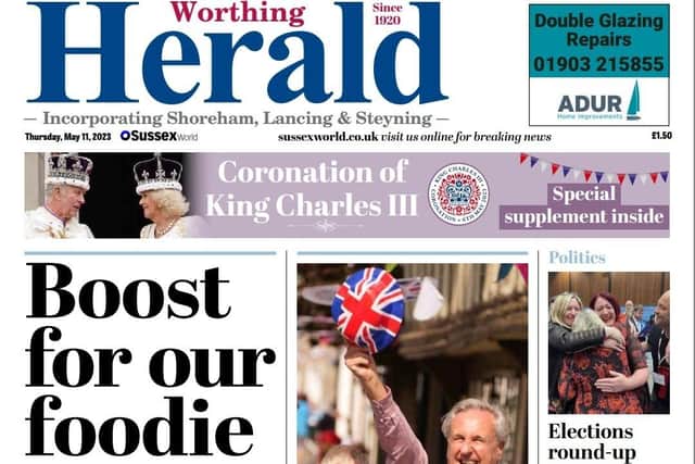 Don't forget to buy your copy of the Worthing Herald this week