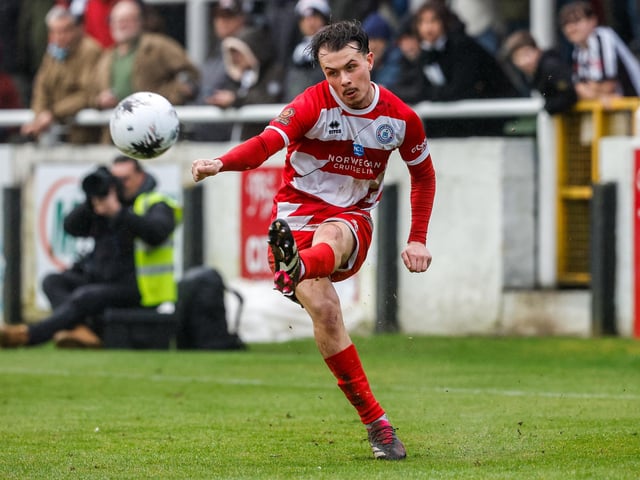 Action from Eastbourne Borough's visit to Bath City in National League South