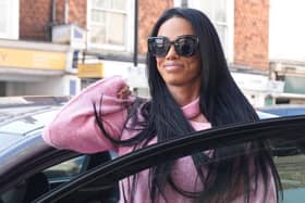 Katie Price arrives at Lewes Crown Court, East Sussex, where her ex-husband Kieran Hayler is charged with three counts of rape and one count of sexual assault against a 13-year-old girl. | © 2026 PA Media, All Rights Reserved