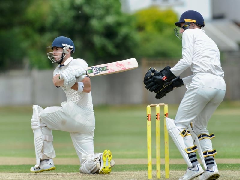 Action between Littlehampton CC and Slinfold CC in Division 3 West of the Sussex Cricket League