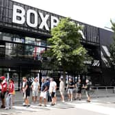 Crawley Town fans will be able to attend BOXPARK Wembley on Sunday for the League Two play-off final. (Photo by Catherine Ivill/Getty Images)