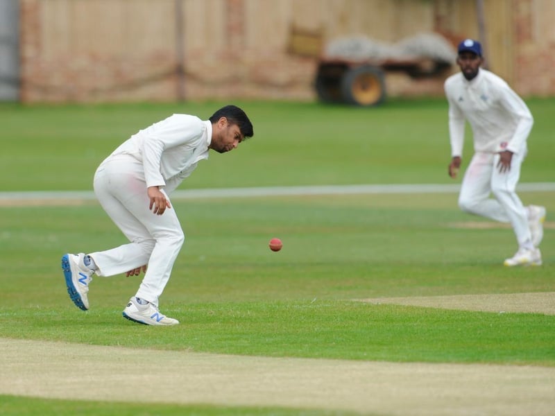 Action between Littlehampton CC and Slinfold CC in Division 3 West of the Sussex Cricket League