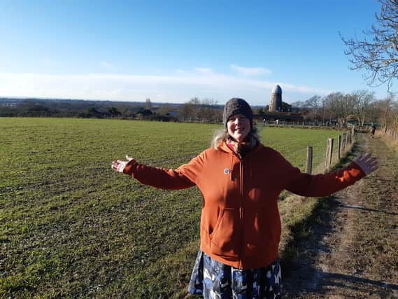 Reporter Elaine Hammond takes us on a circular walk up to Highdown Hill from Ferring
