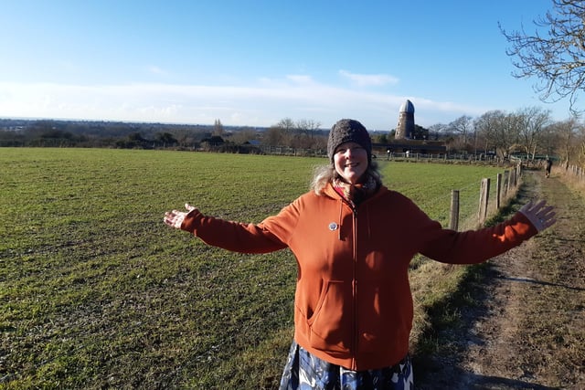 Reporter Elaine Hammond takes us on a circular walk up to Highdown Hill from Ferring