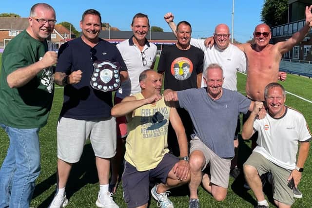 Old Bexhillians at the walking football finals | Contributed picture