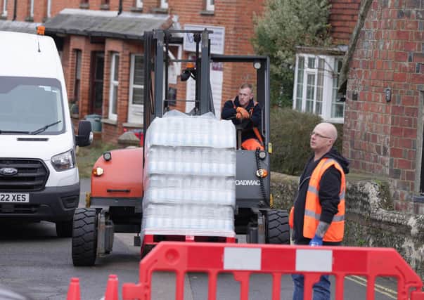Hundreds of properties in East Sussex are currently affected by water outages.