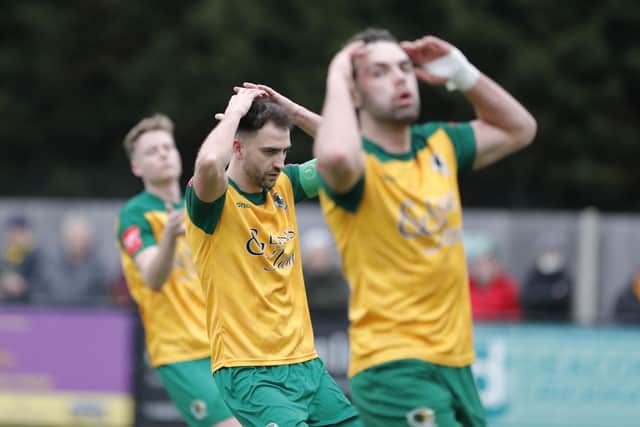 Dominic Di Paola has read the riot act to his Horsham players after a ‘shambles’ of a performance against Haringey Borough and a display he rated as ‘rubbish’ at Herne Bay. Pictures by John Lines