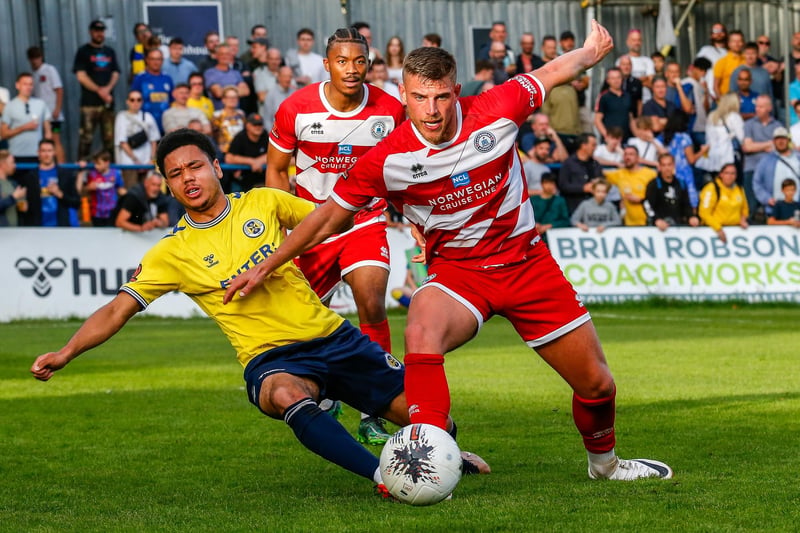 Action from Eastbourne Borough's 3-2 win at St Albans City in National League South