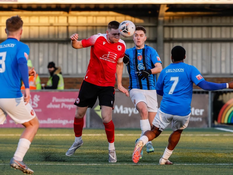 Action from Eastbourne Borough's 2-1 FA Trophy third round defeat at home to Bracknell Town