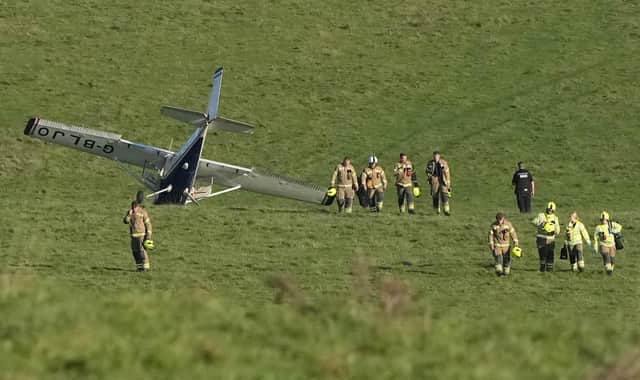 Shoreham plane crash (photo from Eddie Mitchell)