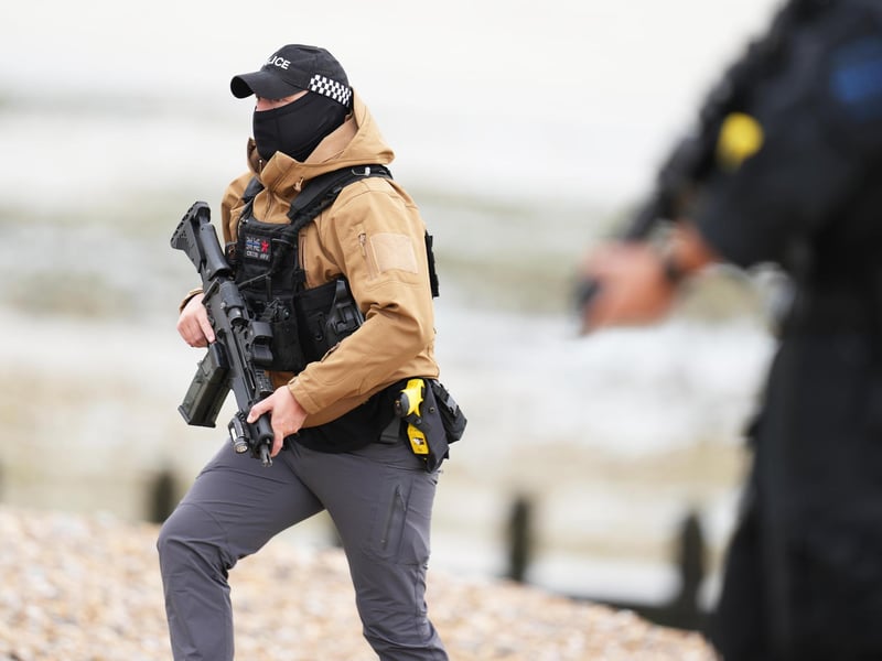 Sussex Police said officers were called to Goring-by-Sea this morning (Monday, October 23) ‘following reports of suspected drugs washing up on the beach’.