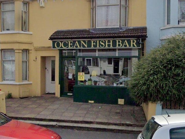 Ocean Fish Bar, 25 Hawthorn Road, Bognor Regis PO21 2BW England+44 1243 827913 (credit Google Images)