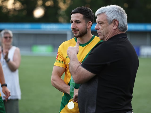 Natalie Mayhew's pictures of Horsham FC's Isthmian League title celebrations