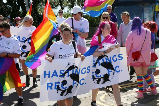 Hastings Pride 2023. Photo by Roberts Photographic.