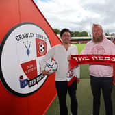 Crawley Town co-owners and co-chairmen Eben Smith and Preston Johnson. Picture: CTFC