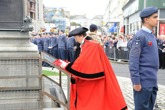 Look back at Eastbourne's Remembrance service from 2015