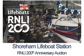 Shoreham RNLI Auction Poster