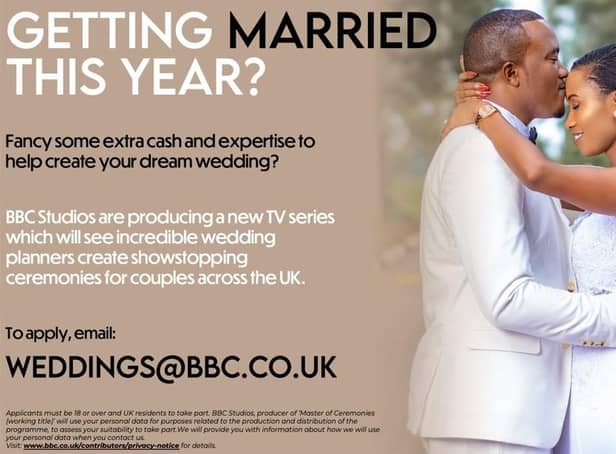 A selection of event planners will be tasked with pulling off the dreams of couples from around Britain.