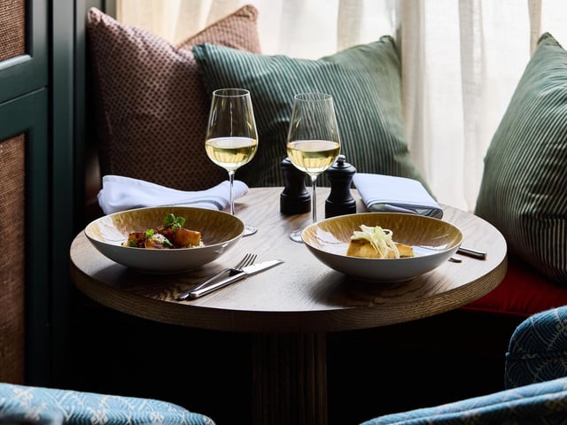 Le Flamant's interior features plenty of snug retreats