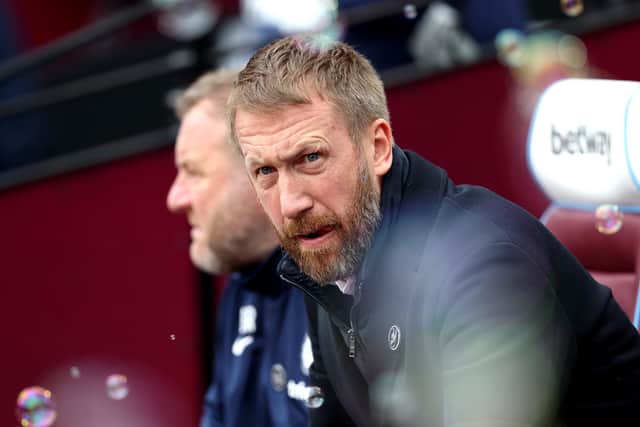 Chelsea boss Graham Potter admitted the player was not currently playing at his best.  (Photo by Julian Finney/Getty Images)