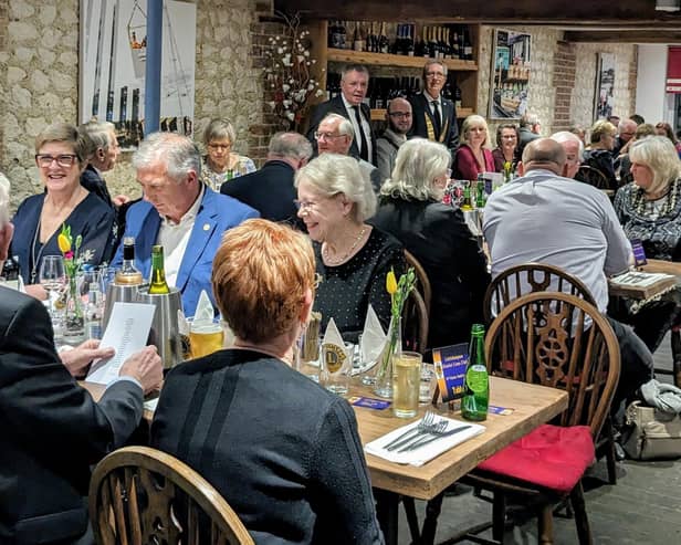 Littlehampton District Lions Club held their 54th annual Charter at 47 Mussel Row Restaurant on Friday, March 22, with almost 50 guests attending