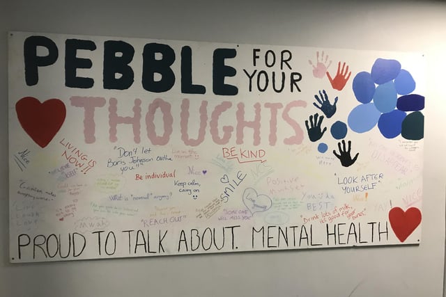 The sleep out followed the group's NCS summer experience, where the GCSE students created a lasting legacy with their Pebble For Your Thoughts project focusing on mental health