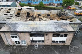 Firefighters are continuing to ‘dampen down remaining hotspots’ of a blaze at an industrial unit in Burgess Hill, West Sussex Fire & Rescue Service have reported.
