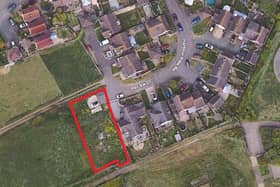The rough location of the two proposed semi-detached houses near Harbour View Road in Newhaven. Photo: Google Maps