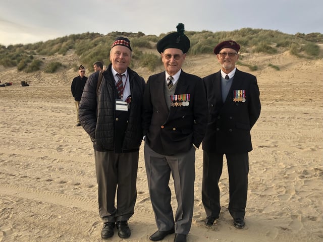 Filming took place for the movie on the beach. Picture by Amanda English
