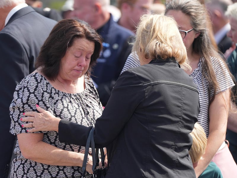 Tears were flowing as families and friends marked the 10th anniversary