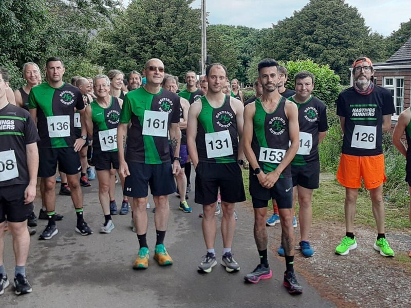 the main race start
