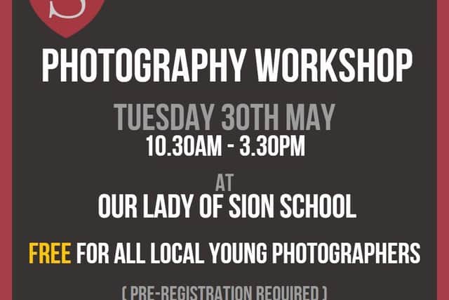 FREE Photography Workshop for all young photographers (age 9-15) at Sion School