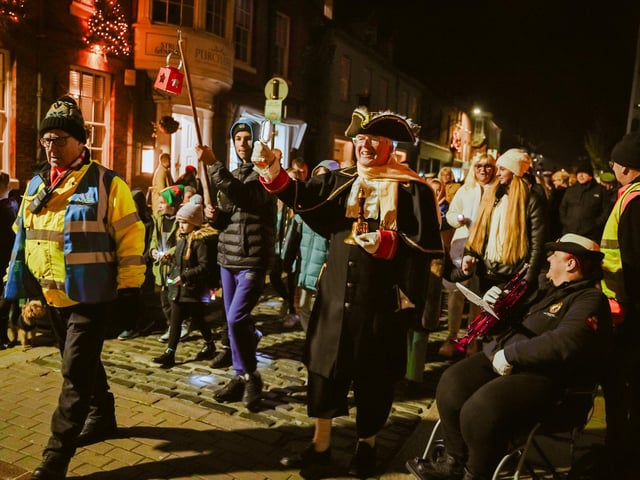 Chichester's Christmas light switch on