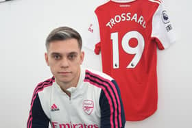 Trossard announced his intentions to leave Albion through Comhair on Friday, January 13, following a very public fall out with manager Roberto De Zerbi.  (Photo by Stuart MacFarlane/Arsenal FC via Getty Images)