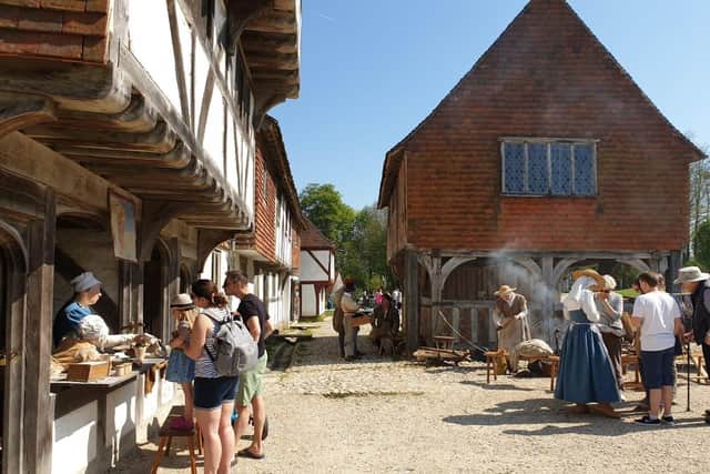 Immerse yourself in medieval times, learn the history and properties of plants or master an historic craft. Supplied picture