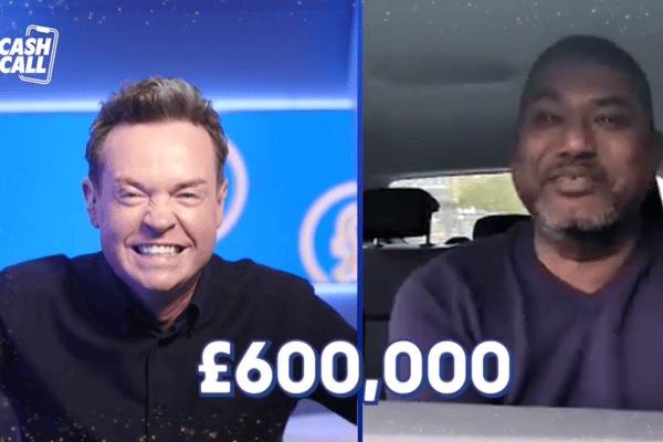 A Crawley man was left stunned after TV presenter Stephen Mulhern called to tell him he had won £600,000. Photo: Global Cash Call