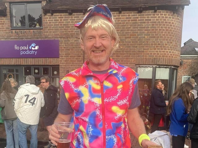 The winner of the best fancy dress contest was Richard Lesley