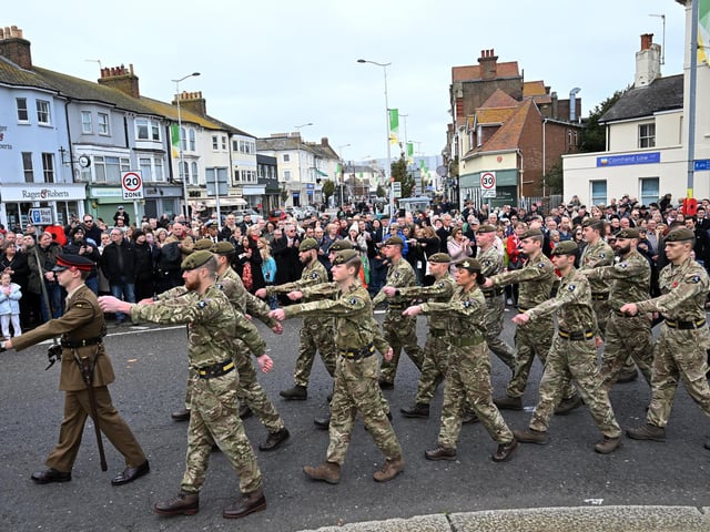 Eastbourne Remembrance Sunday Service 2024 (Photo by Jon Rigby)