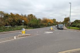 Photo of proposed location for walking and cycling improvement in Chichester