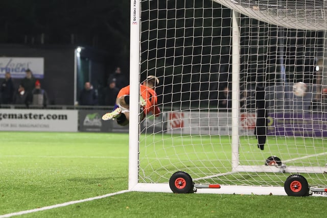 Action from Worthing FC's 3-2 win at home to Tonbridge Angels