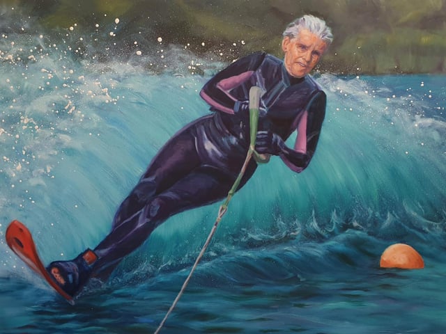 Artwork by Claire Phillips - part of her collection of inspirational older people doing extraordinary things. SR2507281 Pic Steve Robards/Nationalworld