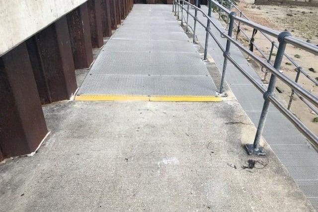 The access ramp at Soldiers Point in Shoreham is now open after the new surface was repaired.