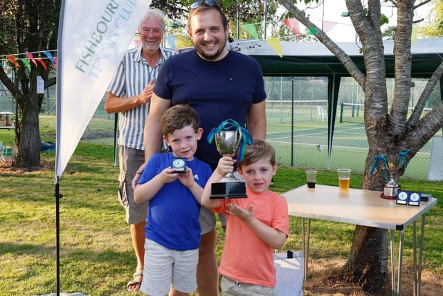 Fishbourne Tennis Club finals day action and winners