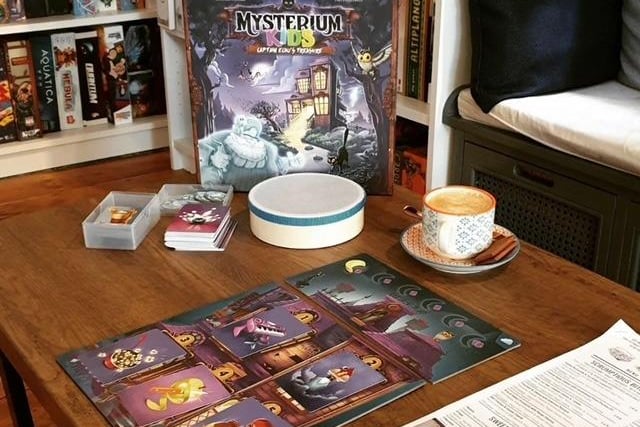 You can enjoy a hot drink while playing a board game