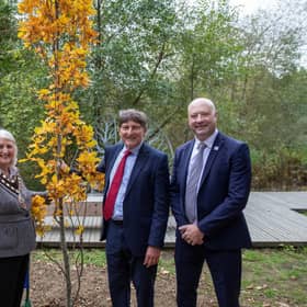 To honour Vent-Axia's 90th anniversary, a Fastigiate Oak was planted by the Vice Lord-Lieutenant of West Sussex, John Barclay, DL. From left: Joe Brawn, product and marketing director at Vent-Axia; the Mayor of Crawley, Councillor Marion Ayling; the Vice Lord-Lieutenant of West Sussex, John Barclay, DL; and Graham Sanders, managing director at Vent-Axia