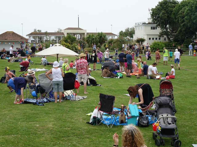 Fun and games in Denton Gardens at the community picnic